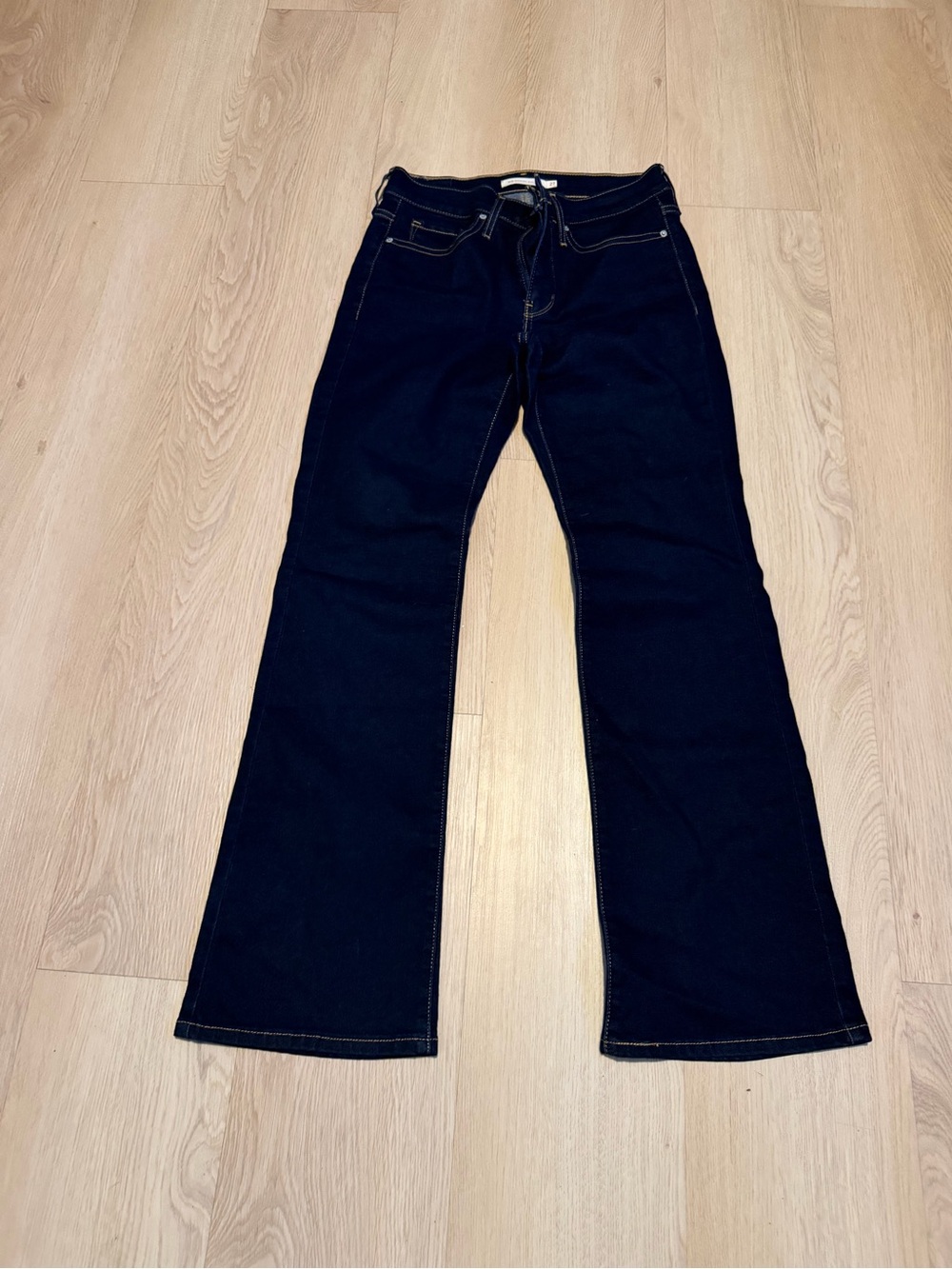 Levi's Women's Dark Blue Wide Leg Jeans